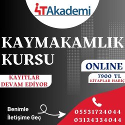 KAYMAKAMLIK KURSU 2024 ONLINE KİTAPLAR HARİÇ