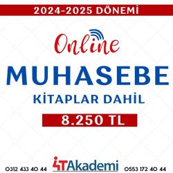 2024 - 2025 DÖNEMİ MUHASEBE ONLINE  (KİTAPLAR DAHİL) 