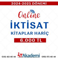 2024 - 2025 DÖNEMİ İKTİSAT ONLINE  (KİTAPLAR HARİÇ) 