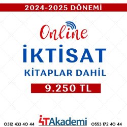 2024 - 2025 DÖNEMİ İKTİSAT ONLINE  (KİTAPLAR DAHİL) 