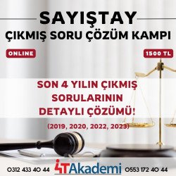 SAYIŞTAY ÇIKMIŞ SORU ÇÖZÜM KAMPI 2024