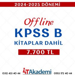 2024 - 2025 DÖNEMİ KPSS B OFFLINE 2025 (KİTAPLAR DAHİL) 