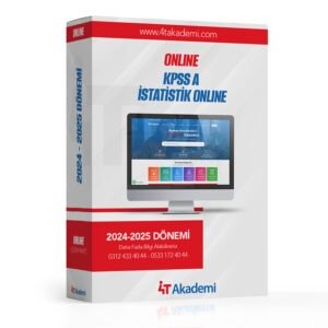 2024 - 2025 Dönemi KPSS-A İstatistik Online