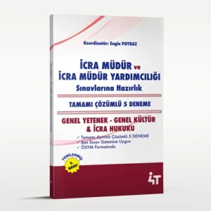 İcra Müdür ve İcra Müdür Yardımcılığı Sınavlarına Hazırlık 5'li Deneme 2. Baskı