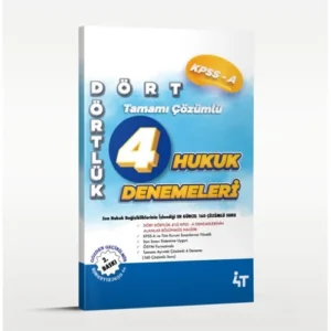 Dört Dörtlük 4’lü Hukuk Kpss - A Denemeleri 2. Baskı