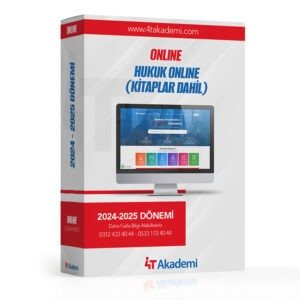 2024-2025 Dönemi Hukuk Online (Kitaplar Dahil)