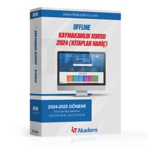 Kaymakamlık Kursu 2024 Offline (Kitaplar Hariç)