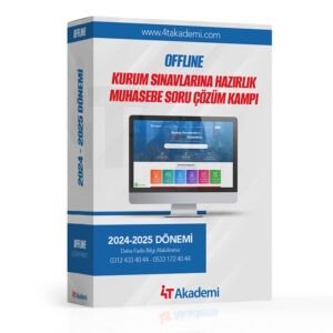 Kurum Sınavlarına Hazırlık Muhasebe Offline Soru Çözüm Kampı