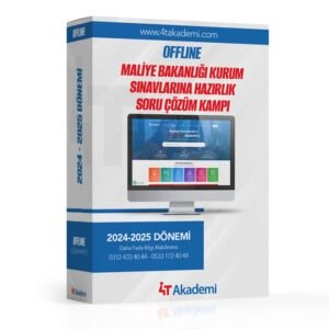 Maliye Bakanlığı Kurum Sınavlarına Hazırlık Offline Soru Çözüm Kampı