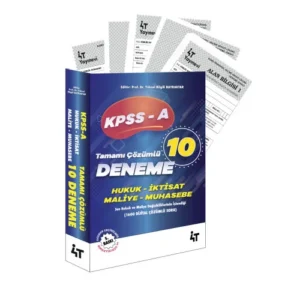 4t Kpss-A Grubu Tamamı Çözümlü 10'lu Alan Denemeleri 5. Baskı
