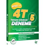 4t Kpss-A Grubu Tamamı Çözümlü 5'li Alan Denemeleri 5. Baskı