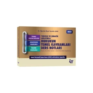 Tablolu Ve Şematik Anlatımla Hukukun Temel Kavramları Ders Notları