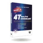 4T KPSS-A TAMAMI ÇÖZÜMLÜ 4T 10'LU MALİYE DENEMELERİ 4.BASKI