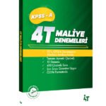 4T KPSS-A TAMAMI ÇÖZÜMLÜ 10'LU MALİYE DENEMELERİ 5.BASKI