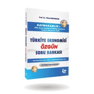 TÜRKİYE EKONOMİSİ ÖZGÜN SORU BANKASI (8.BASKI)