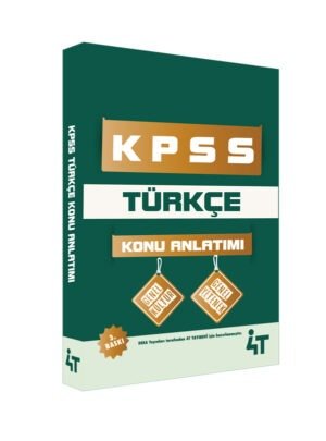 KPSS TÜRKÇE KONU ANLATIMI 3. BASKI