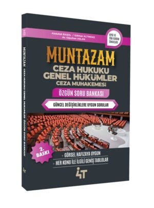 MUNTAZAM Ceza Hukuku Genel Hükümler Ceza Muhakemesi Soru Bankası 2. Baskı