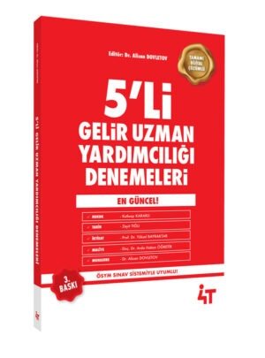 5'Lİ GELİR UZMAN YARDIMCILIĞI DENEMELERİ 3.BASKI