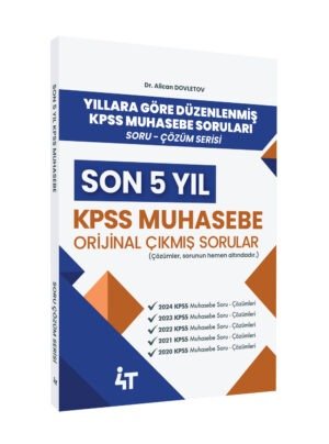 Son 5 YIL KPSS Muhasebe Çıkmış Sorular