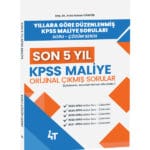 Son 5 YIL KPSS Maliye  Çıkmış Sorular