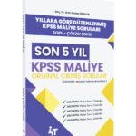 Son 5 YIL KPSS Maliye  Çıkmış Sorular