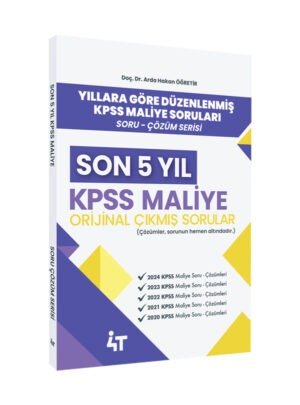Son 5 YIL KPSS Maliye  Çıkmış Sorular