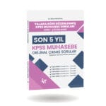 Son 5 YIL KPSS Muhasebe Çıkmış Sorular