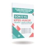 Son 5 YIL KPSS Hukuk Çıkmış Sorular