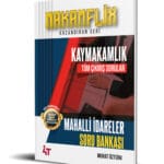 Kaymakamlık Mahalli İdareler Çıkmış Sorular